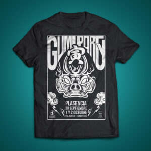 Camiseta Negra - Gumiparty 22