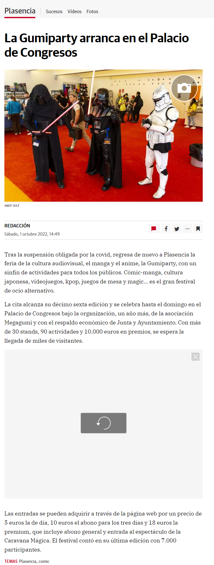 Noticia hoy.es La Gumiparty arranca en el Palacio de Congresos