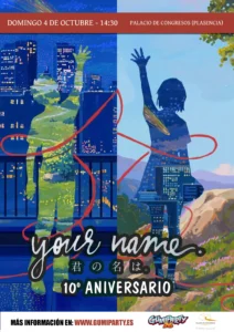 Proyección: largometraje anime “YOUR NAME 10º Aniversario” de Selecta Visión